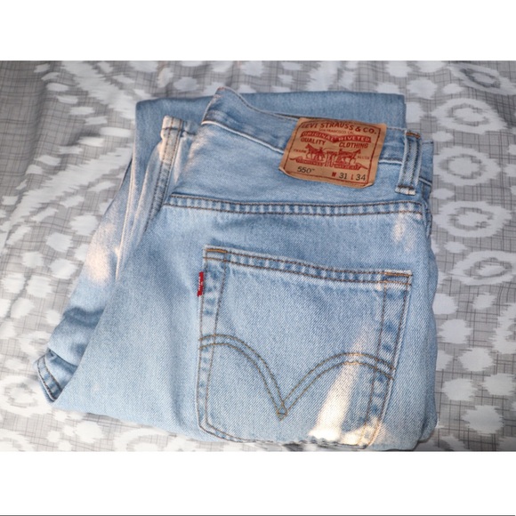 Levi's Denim - Vintage 550 Levi’s. Mom fit and flattering.